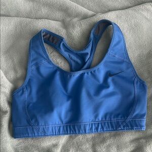 Nike Blue Racerback Sports Bra Moisture-Wicking